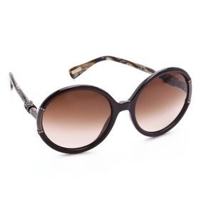 LANVIN Round Swarovski Crystal Sunglasses
